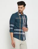 Camla Seagreen Shirt For Men