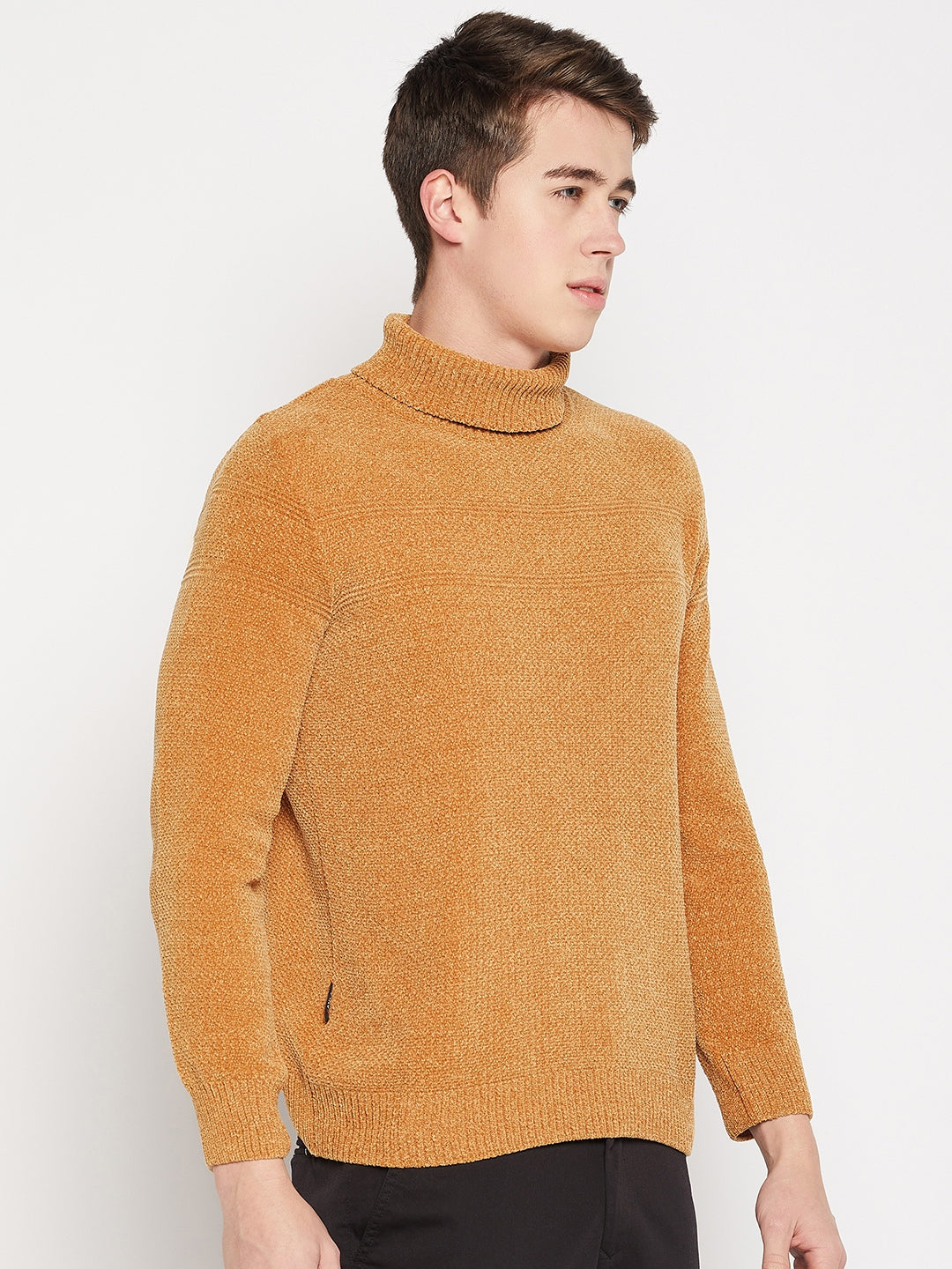 Camla Barcelona Mustard Sweater For Men