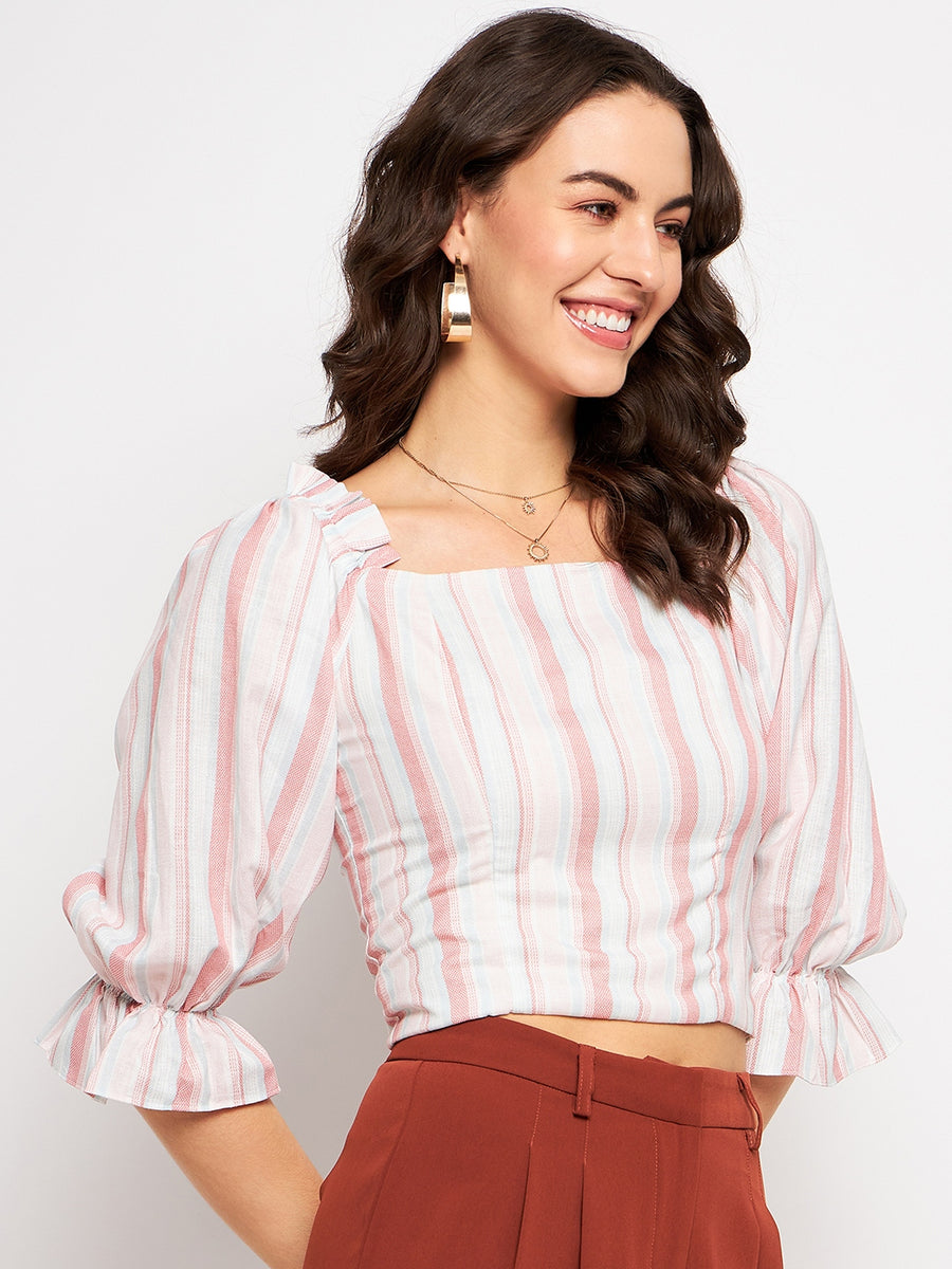Camla Pink  Top For Women