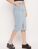 Camla Barcelona Blue Skirt For Women