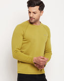 Camla Barcelona Round Neck Lime Green Long Sleeve T-Shirt
