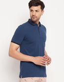 Camla Blue T-Shirt For Men