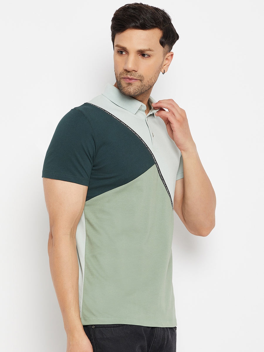 Camla Mintgreen T- Shirt For Men