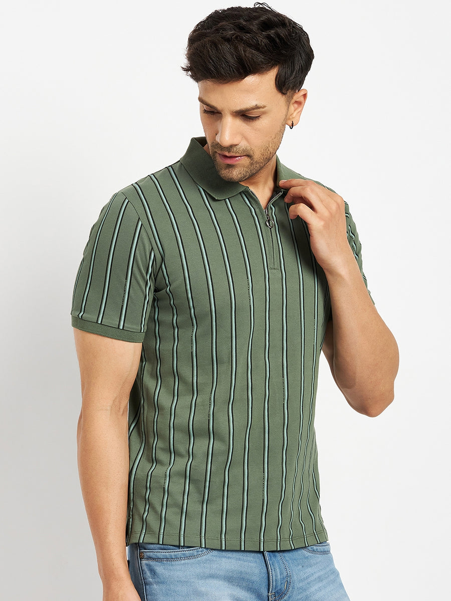 Camla Green T- Shirt For Men