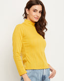 Camla Mustard Top  For Women