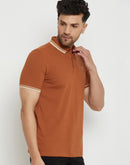 Camla Brown T -Shirt For Men