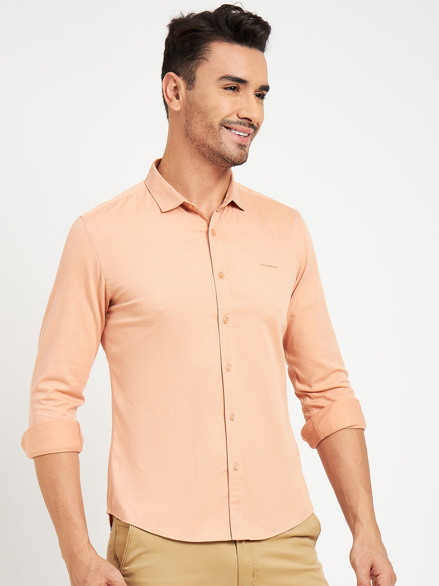 Camla Peach Shirts For Men