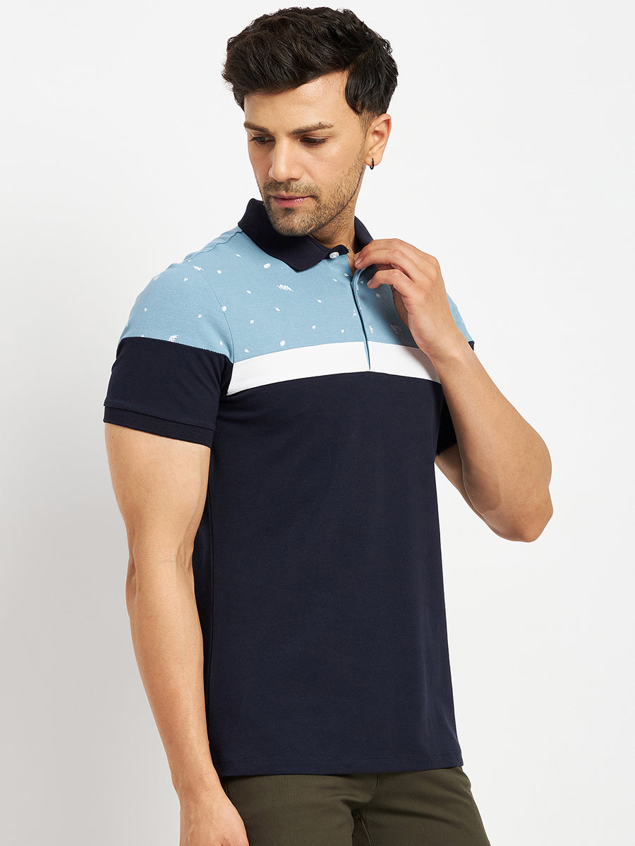 Camla Blue T- Shirt For Men