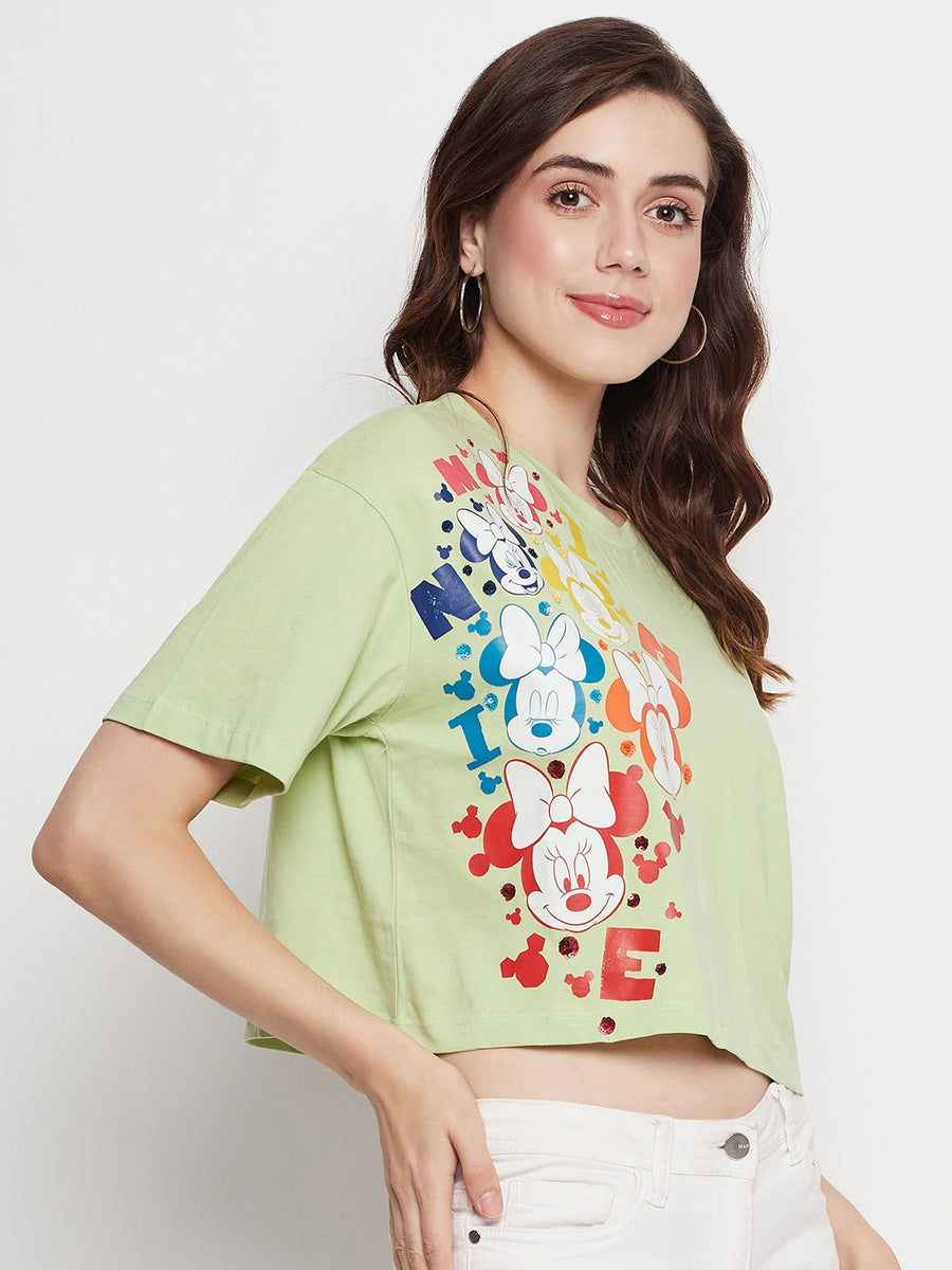 Camla Green Top For Women