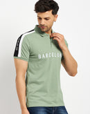 Camla Green T- Shirt For Men