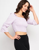 Camla Barcelona Purple Top