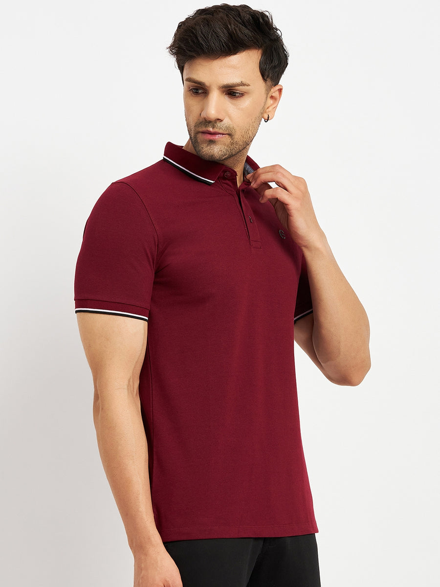 Camla Wine T- Shirt For Men