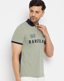 Camla Green T- Shirt For Men