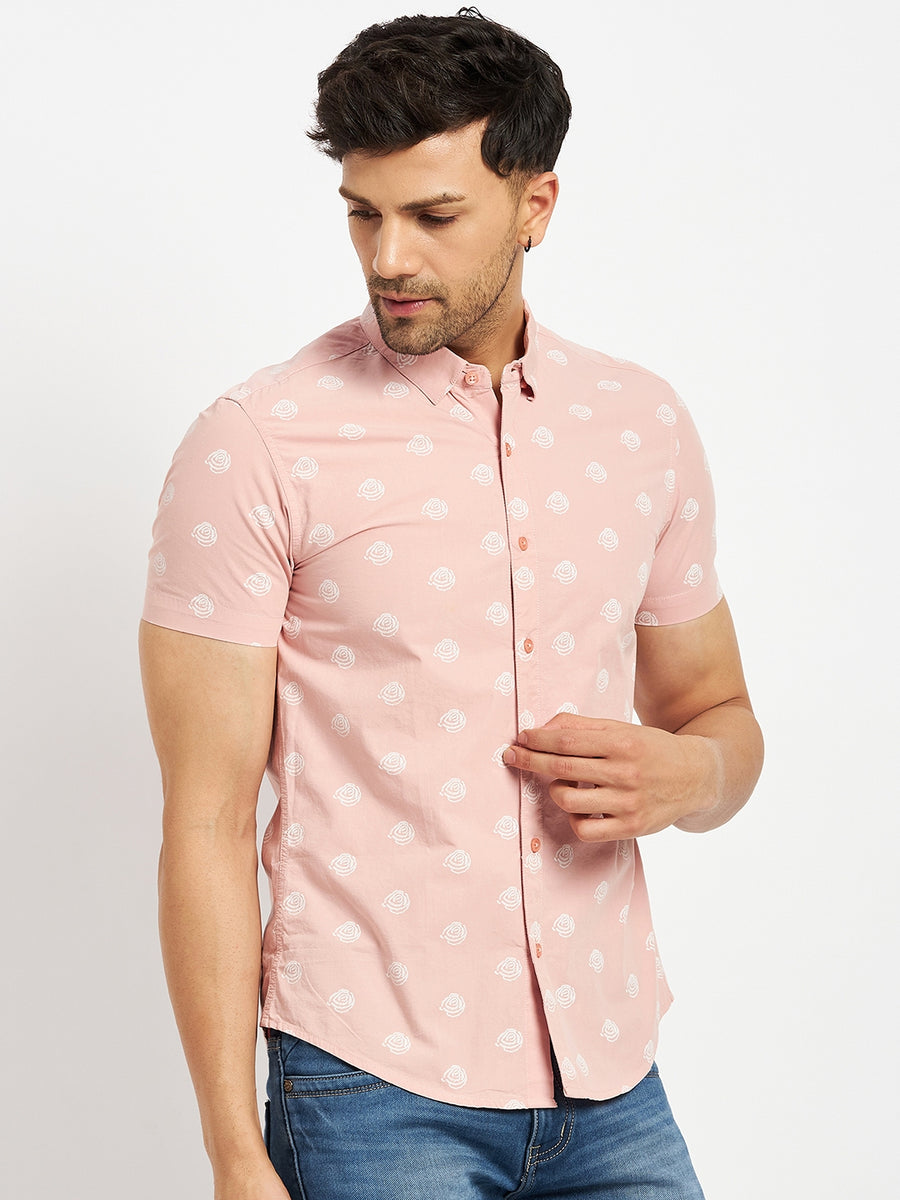 Camla Peach Shirts For Men
