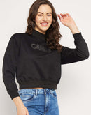 Camla Barcelona Logo Print Black Sweatshirt
