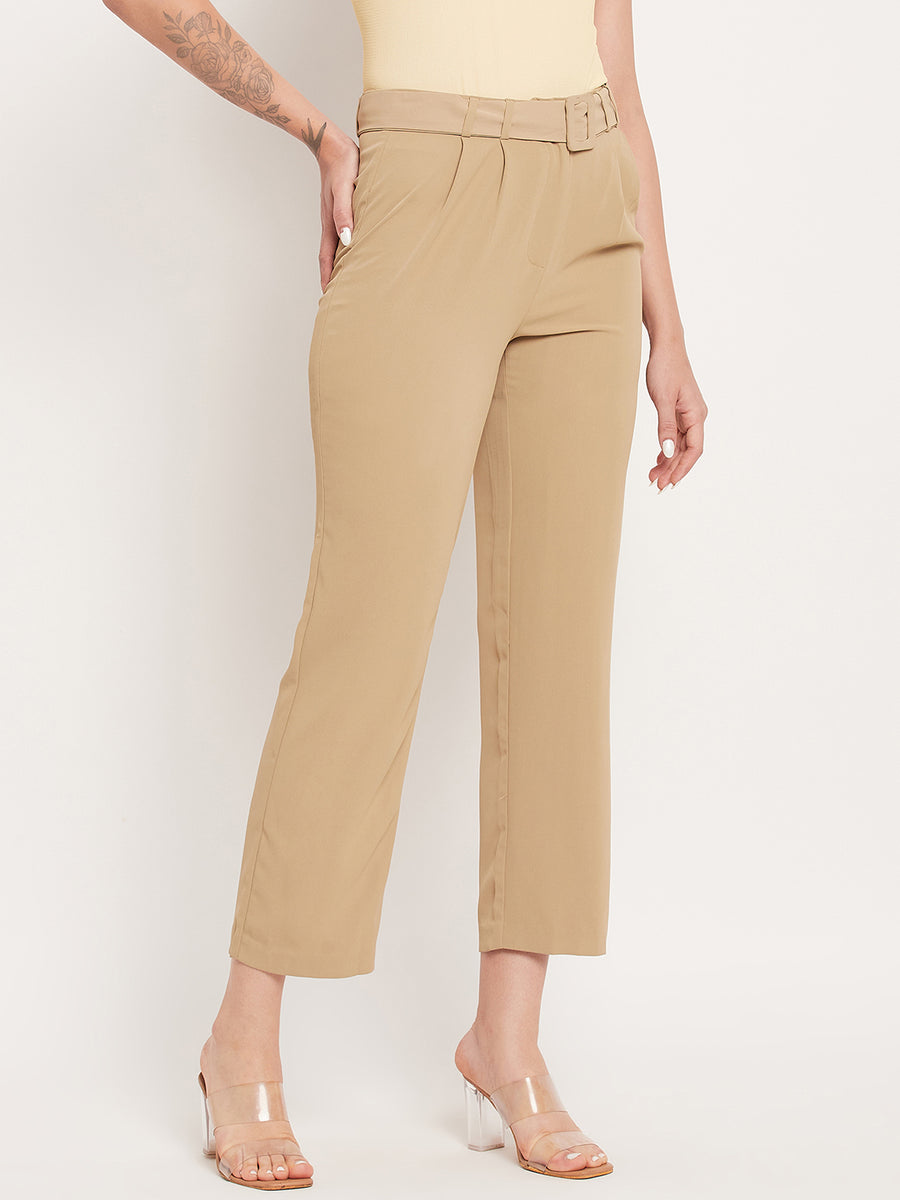 Camla Beige Plazo For Women