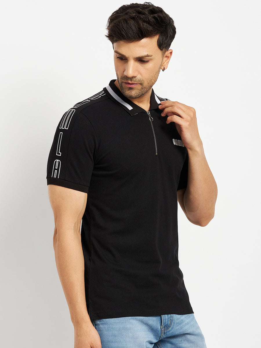 Camla Black T- Shirt For Men