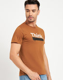 Camla Brown T- Shirt For Men