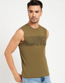 Camla Olivegreen T- Shirt For Men