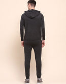 Camla Barcelona Color Blocked Anthra Hooded Sweater