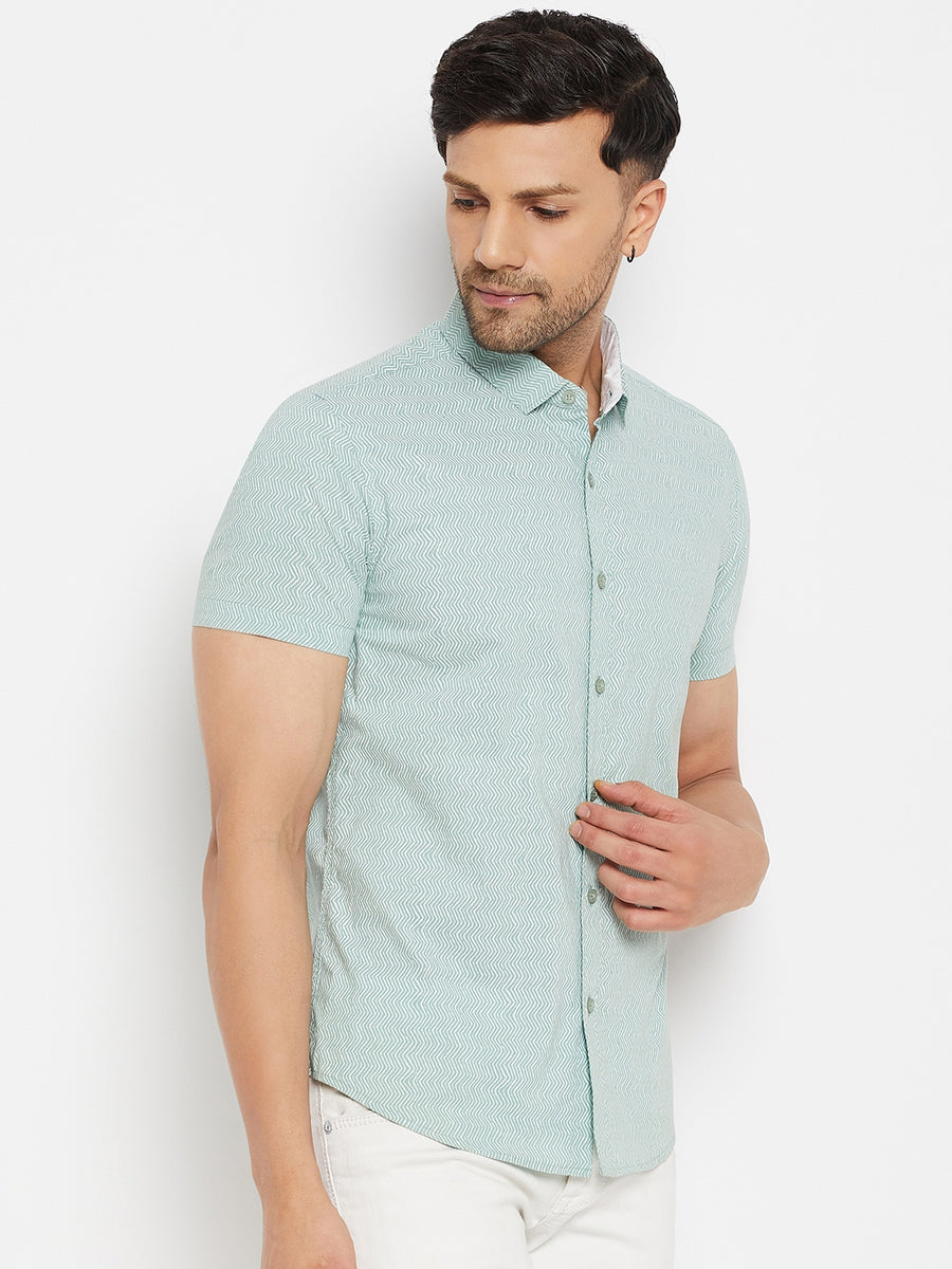 Camla Mintgreen Shirts For Men