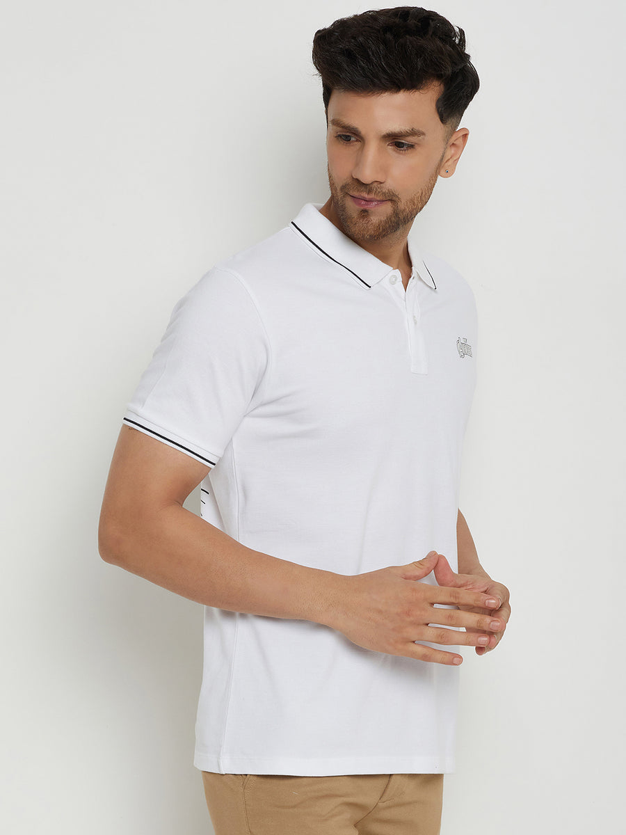 Camla White T -Shirt For Men