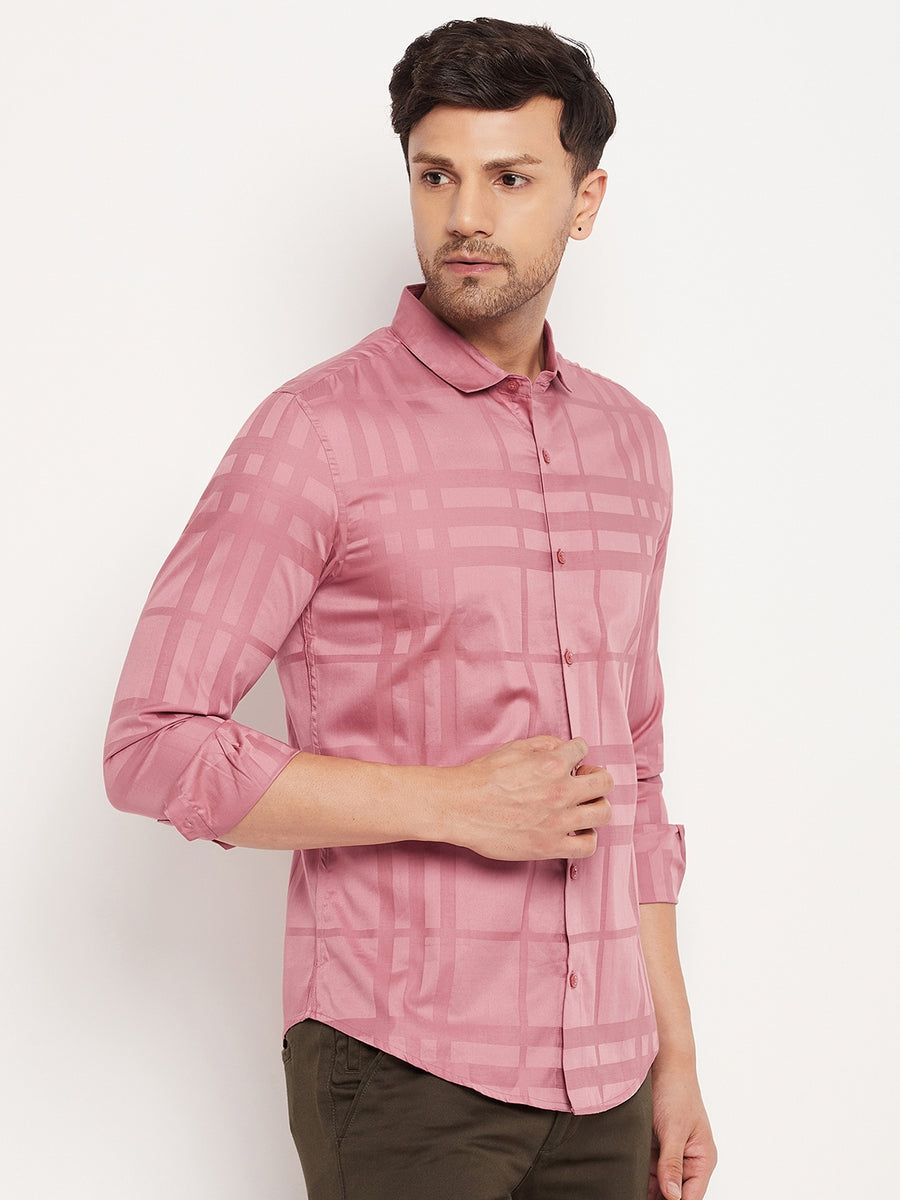 Camla Peach Shirts For Men