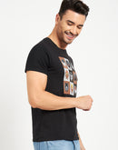 Camla Black T- Shirt For Men