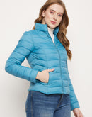 Madame Sea Blue Puffer Jacket