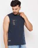 Camla Navy T- Shirt For Men