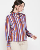 Camla Barcelona Purple High Neck Top