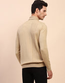 Camla Barcelona Cable Knit Turtleneck Sweater