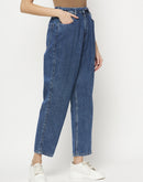 Camla Blue Solid Denim For Women