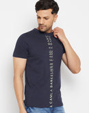 Camla Navy T- Shirt For Men