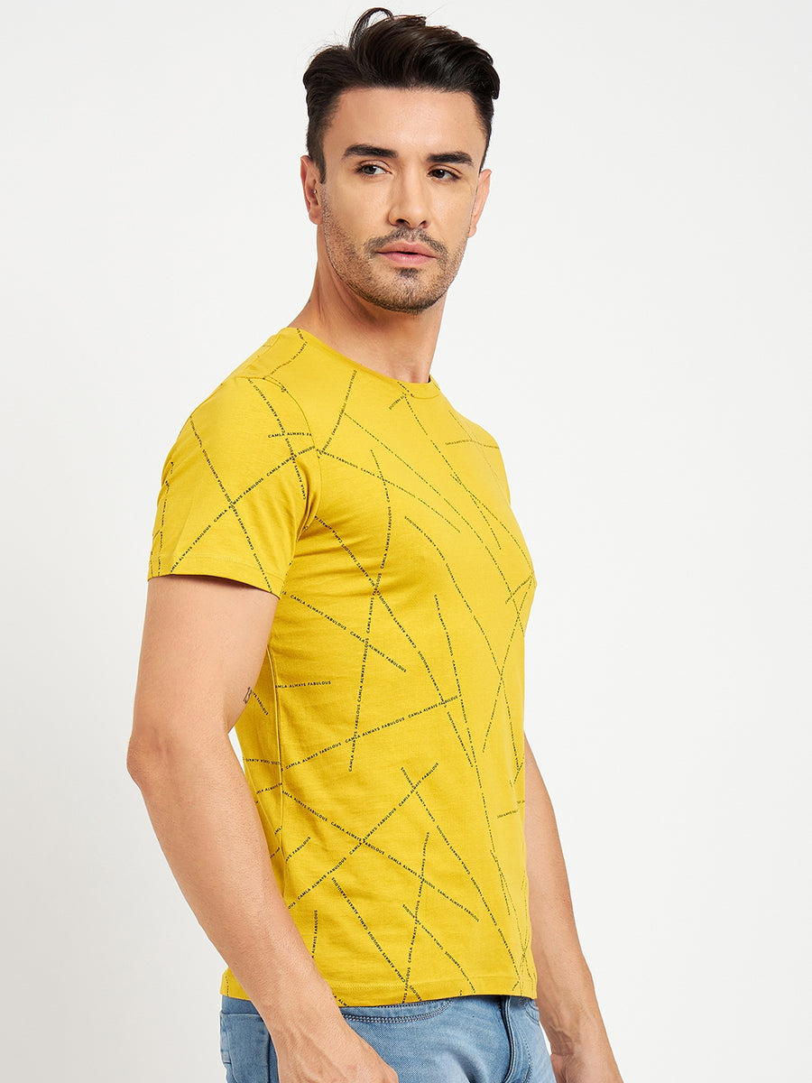 Camla Gold T- Shirt For Men