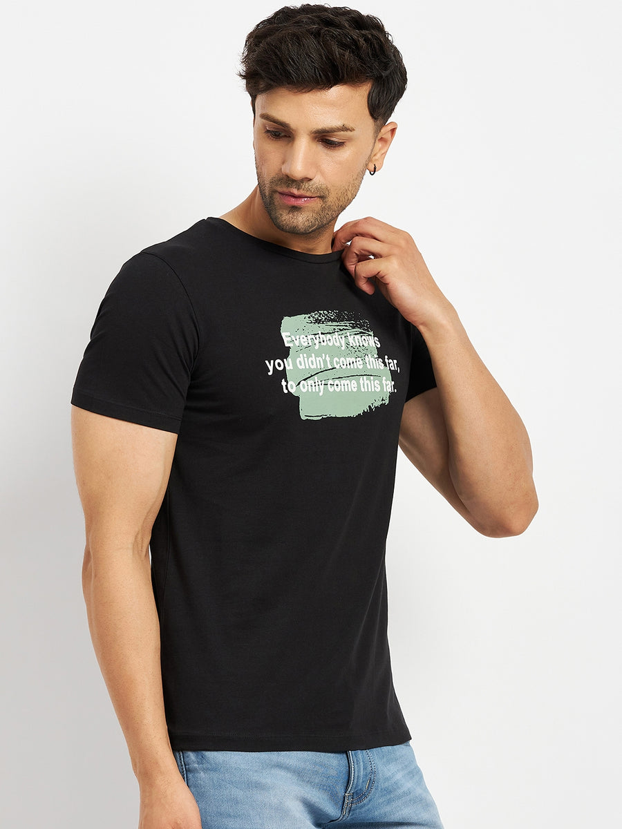 Camla Black T- Shirt For Men