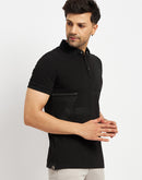 Camla Black T- Shirt For Men