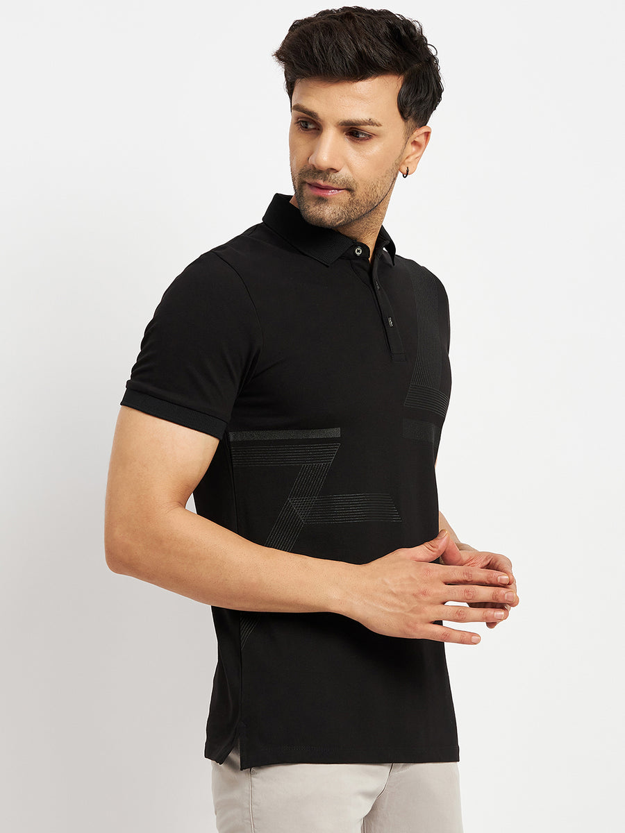 Camla Black T- Shirt For Men