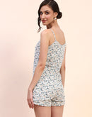 Camla Barcelona Floral Print Multicolor Spaghetti Jumpsuit