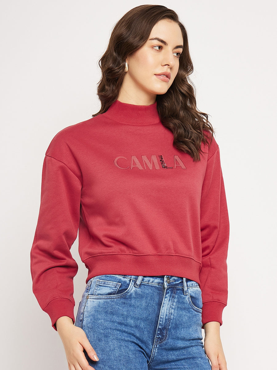 Camla Barcelona D Rust Sweatshirt For Women