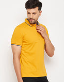 Camla Mustard T- Shirt For Men