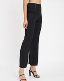 Camla Barcelona Black Solid Trouser