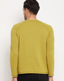 Camla Barcelona Round Neck Lime Green Long Sleeve T-Shirt