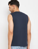 Camla Navy T- Shirt For Men