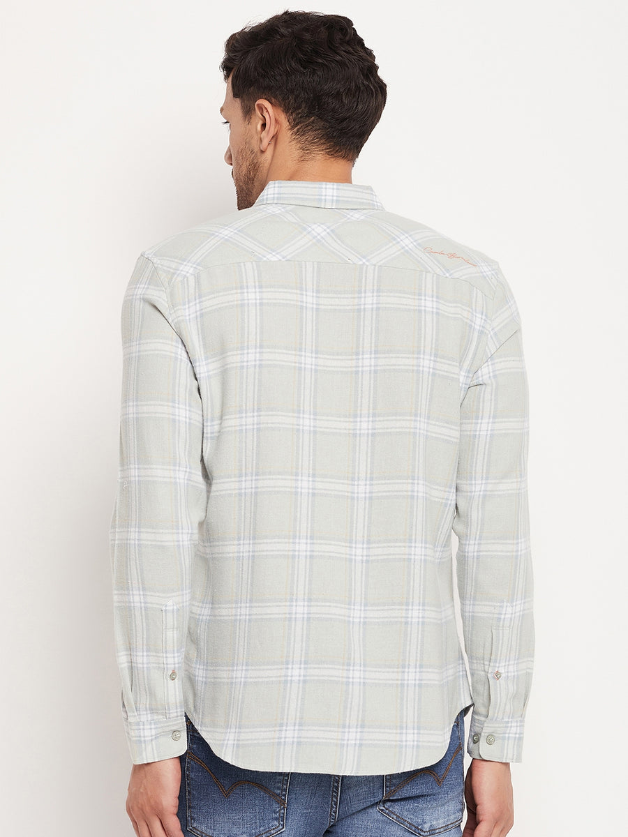 Camla Grey Shirts For Men