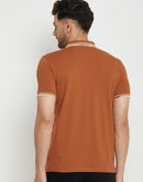 Camla Brown T -Shirt For Men