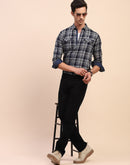 Camla Barcelona Whiskered Black Cotton Straight Denim