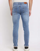 Camla Barcelona Low Distressed Light Blue Jeans For Men