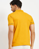 Camla Mustard T- Shirt For Men