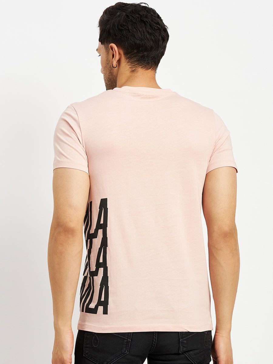 Camla Pink T- Shirt For Men